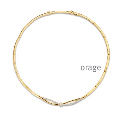 Orage Collier in plaque AR155