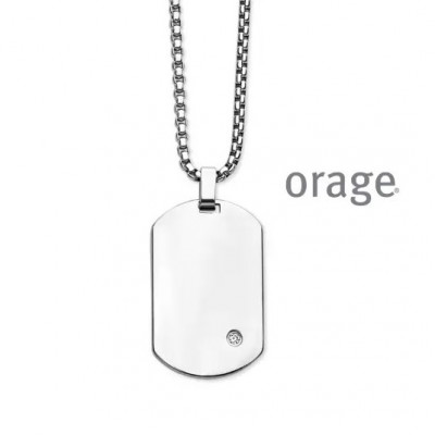 Orage Heren ketting staal AW357/60cm.