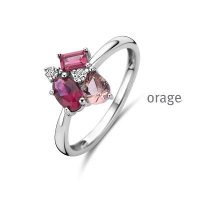 Orage Dames ring zilver BA038