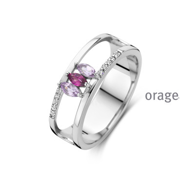 Orage Dames ring zilver BA048