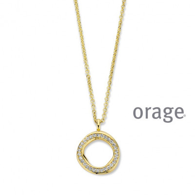 Orage PLAQUE ketting BA010/45cm.