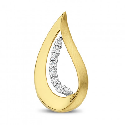 18 karaat hanger met zirconia GH3799BZ