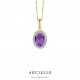 18 KARAAT HANGER MET amethyst  AH0155D