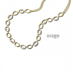 Orage PLAQUE ketting BA087/47cm.